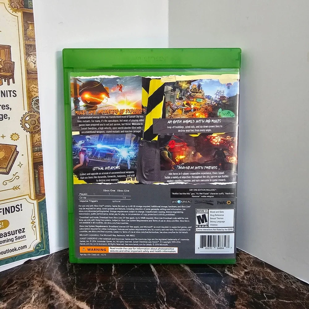 Sunset Overdrive Day One Edition Xbox One Microsoft Insomniac Games 2014